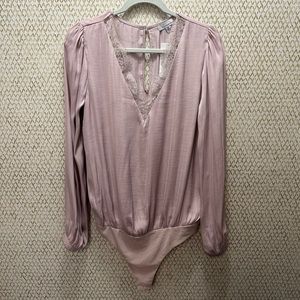 Allison Joy Poppy Lace Trim Bodysuit